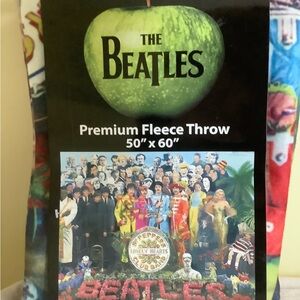 The Beatles 50”X60” Sgt Peppers Lonely Hearts Club Band Premium Fleece Throw